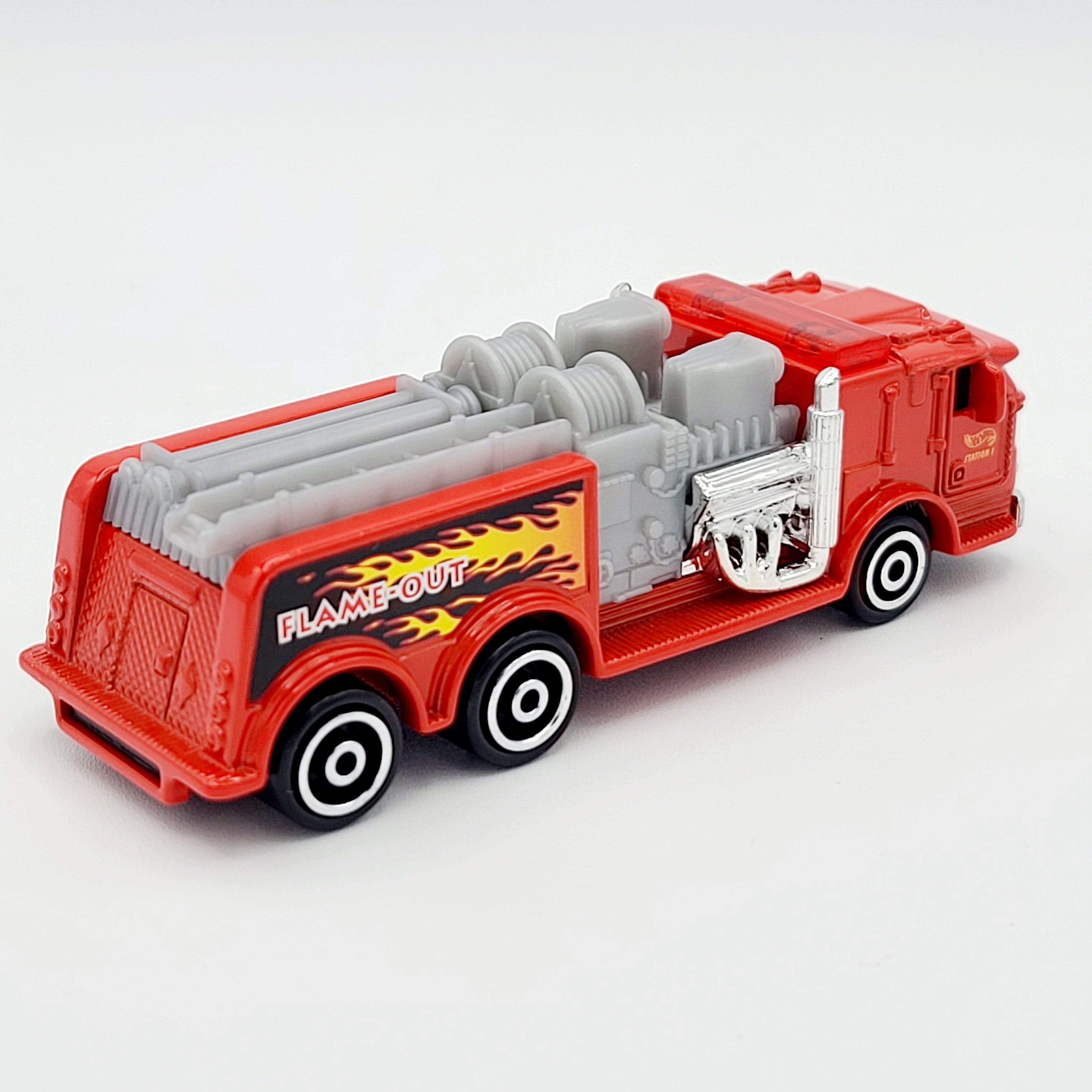 Hot Wheels Fire Engine Hauler "Flame Out", 1:64-1:43 (1998 HW Haulers)